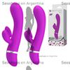 Vibrador 2 motores con masajeador de clitoris